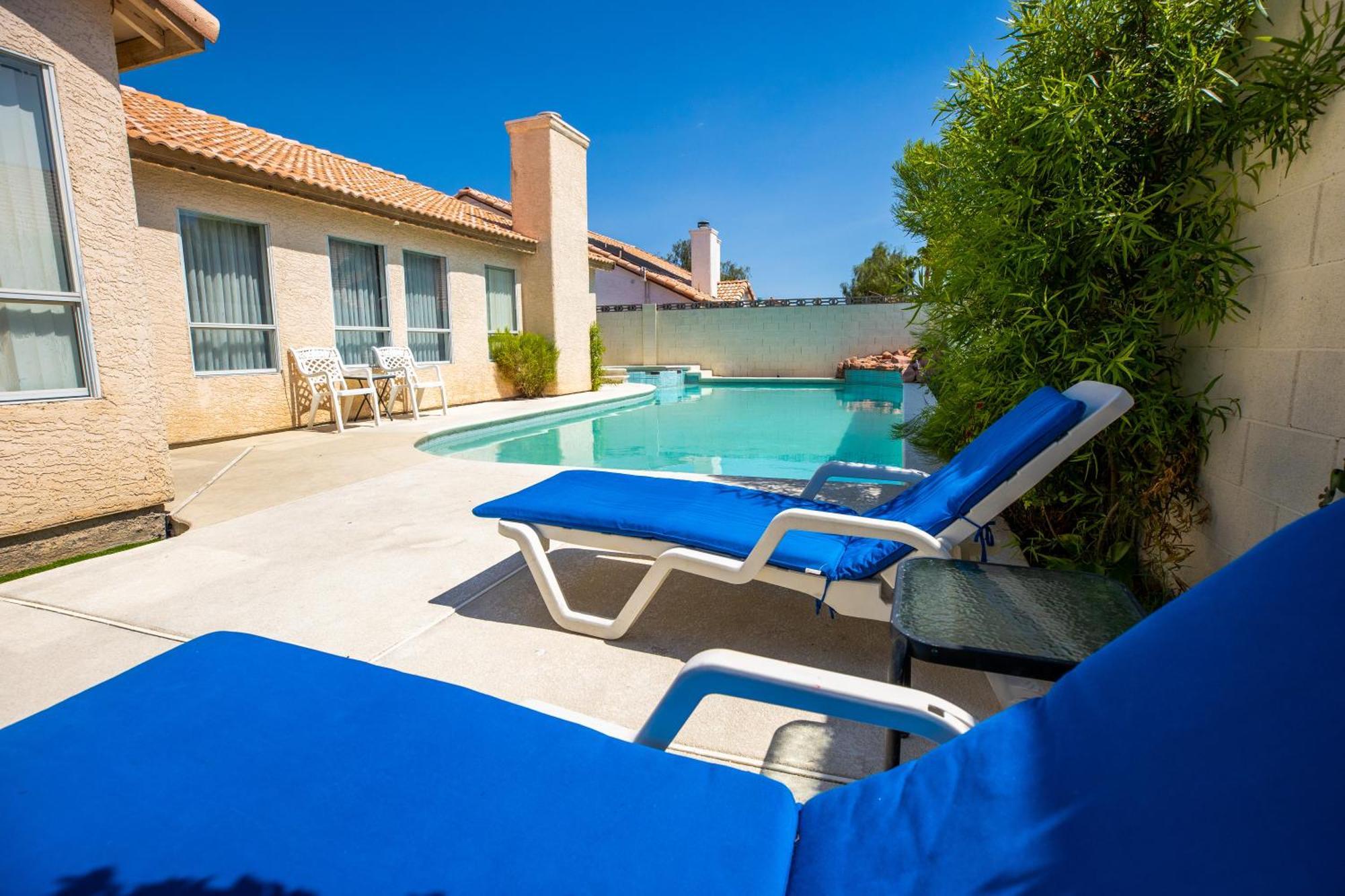 Luxury 1900 Sq Ft House Huge 46 Ft Pool & Hot Spa Las Vegas Bagian luar foto